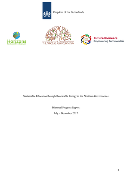 Sustainable Education Through Renewable Energy in the Northern Governorates