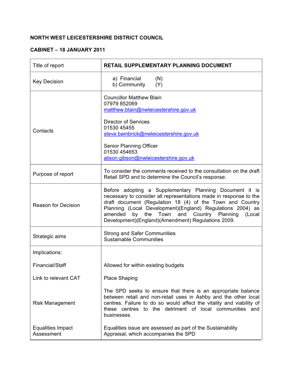 North West Leicestershire District Council