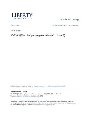 The Liberty Champion, Volume 21, Issue 5)