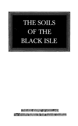 The Soils of the Black Isle (Parts of Sheets 83, 84, 93 and 94)