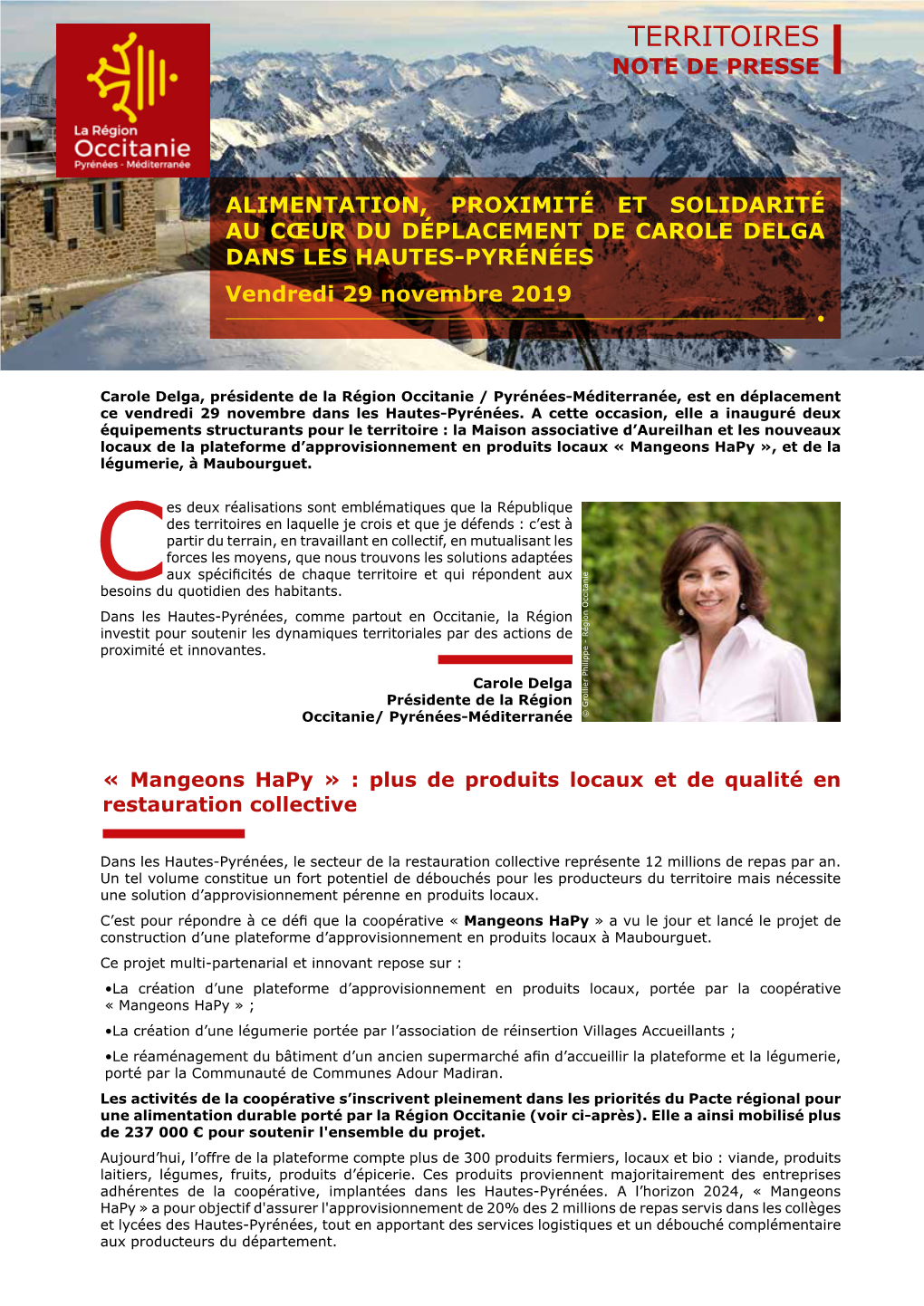 Territoires Note De Presse