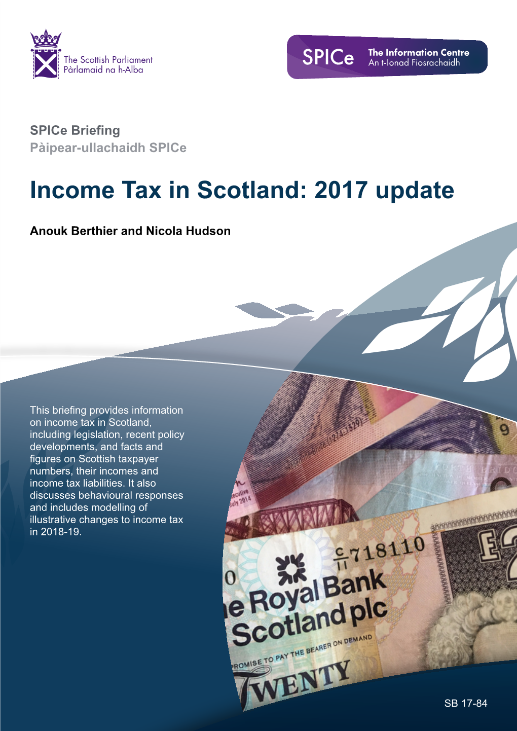 Income Tax in Scotland: 2017 Update