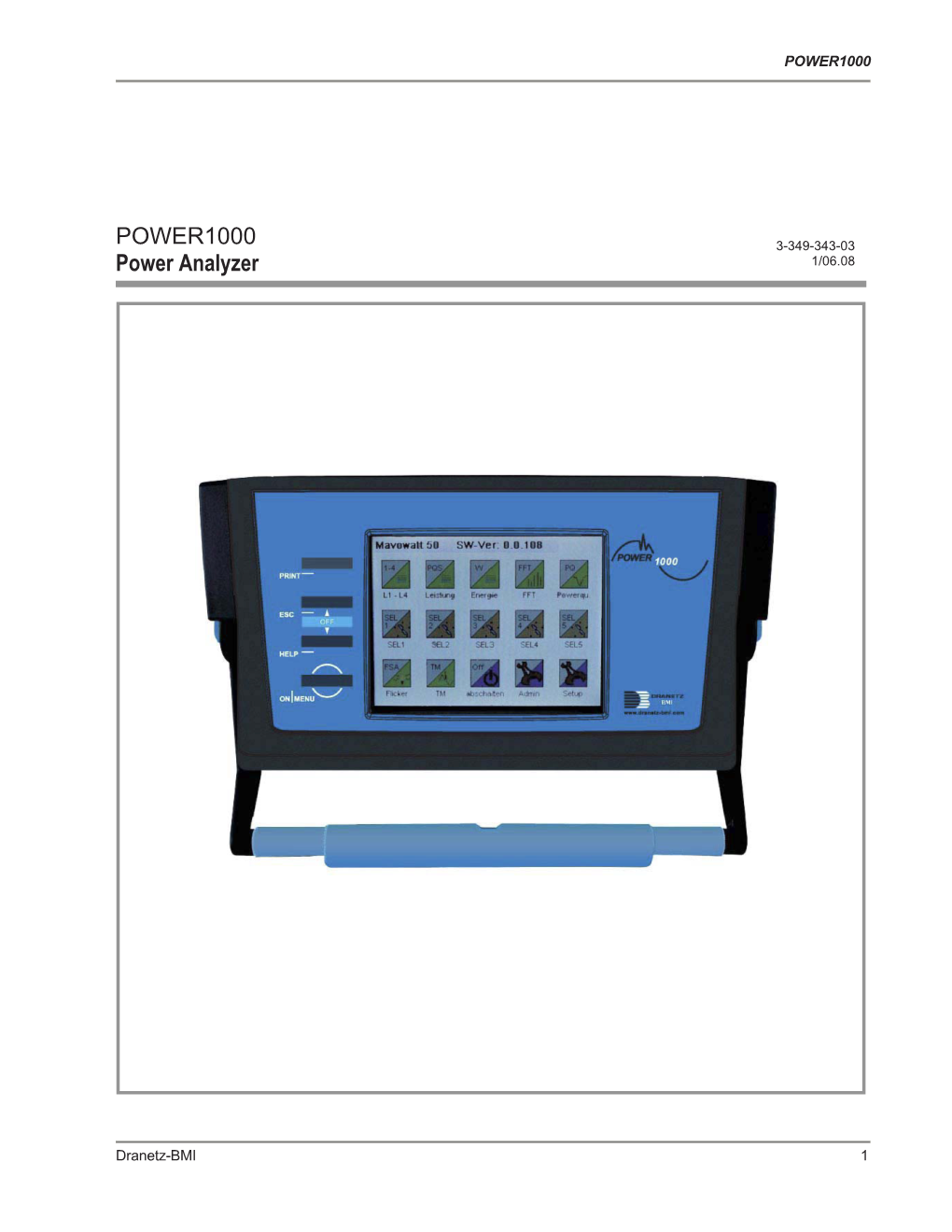 POWER1000 Power Analyzer