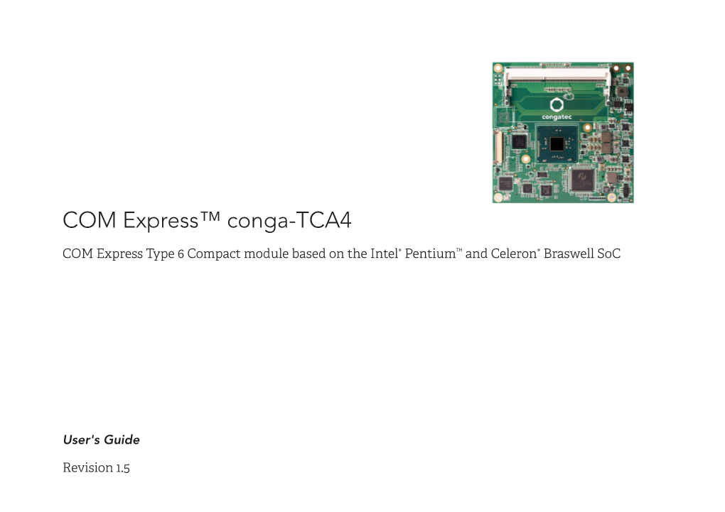 User's Guide Conga-TCA4