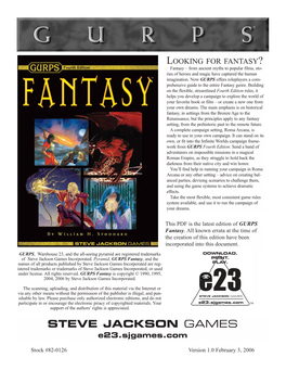 Steve Jackson Games Incorporated