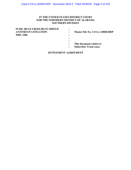 Case 2:13-Cv-20000-RDP Document 2610-2 Filed 10/30/20 Page 2 of 103