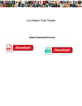 Live Nation Free Tickets Vegas