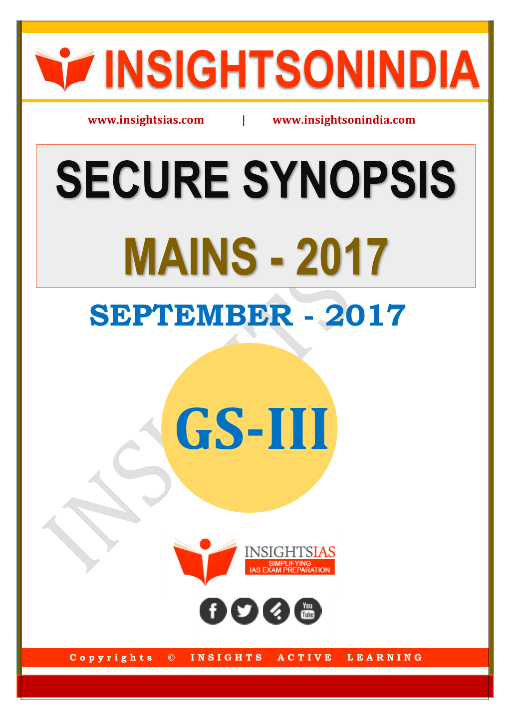 Secure Synopsis Mains - 2017 September - 2017
