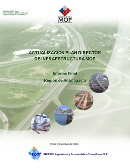 Actualización Plan Director De Infraestructura Mop