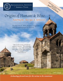 Origins of Humans & Wine