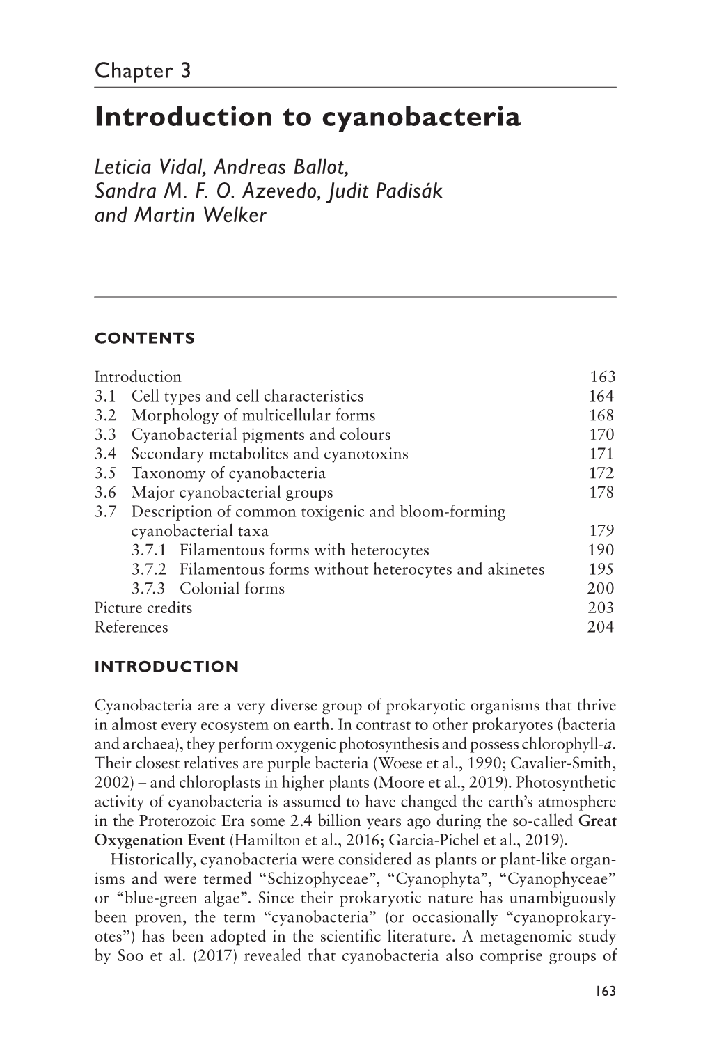 Toxic Cyanobacteria in Water; a Guide to Their Public Health