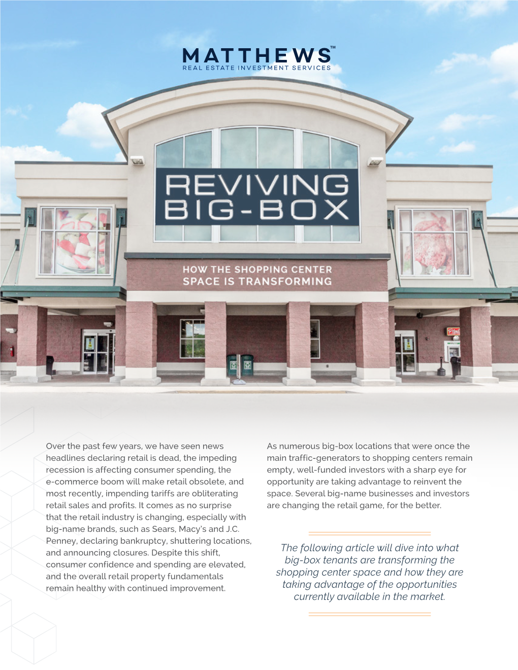 Reviving Big Box- How the Shopping Center Space Is Transforming