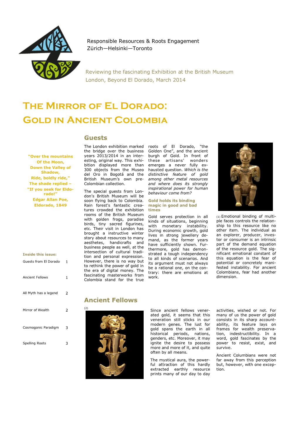 The Mirror of El Dorado: Gold in Ancient Colombia