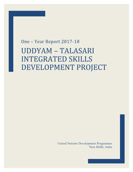 Uddyam – Talasari Integrated Skills Development Project