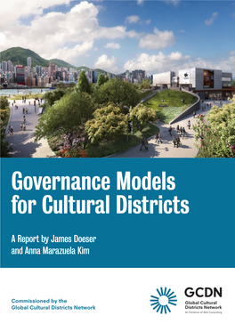 Governance Models for Cultural Districts