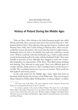 History of Poland During the Middle Ages
