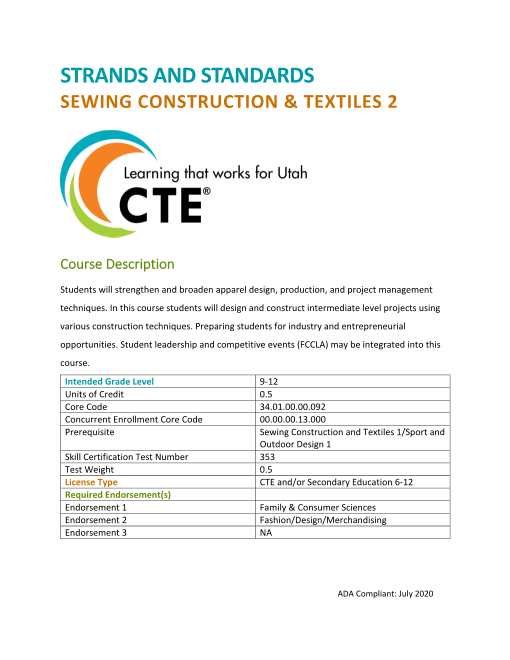 Sewing Construction and Textiles 2 (PDF File)