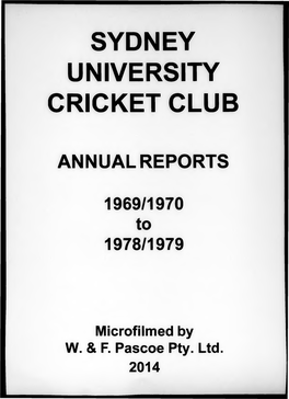 Sydney University Cricket Club