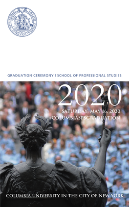 2020 Saturday, May 16, 2020 #Columbiaspsgraduation