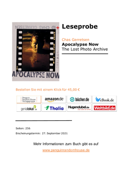 Apocalypse Now the Lost Photo Archive