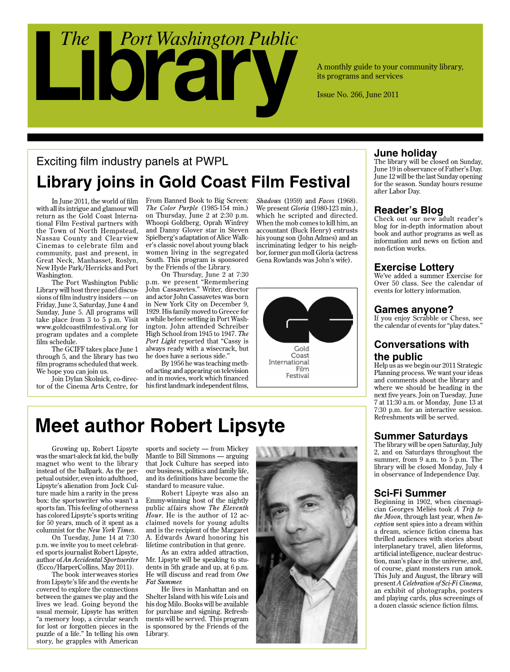 Meet Author Robert Lipsyte