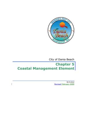 City of Dania Beach Chapter 5 Coastal Management Element
