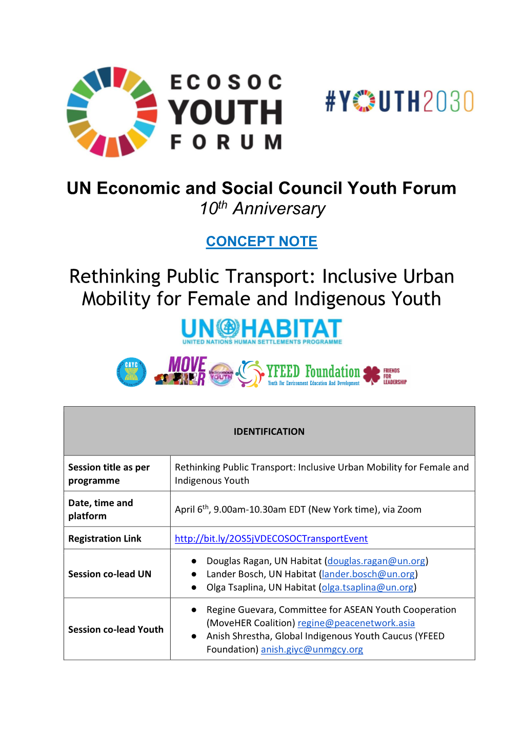 Rethinking Public Transport: Inclusive Urban Mobility for Female and Indigenous Youth