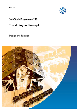 Self-Study Programme 248 the W Engine Concept