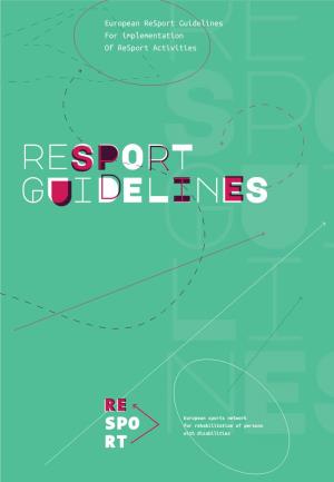 Resport Guidelines U D EIPS R