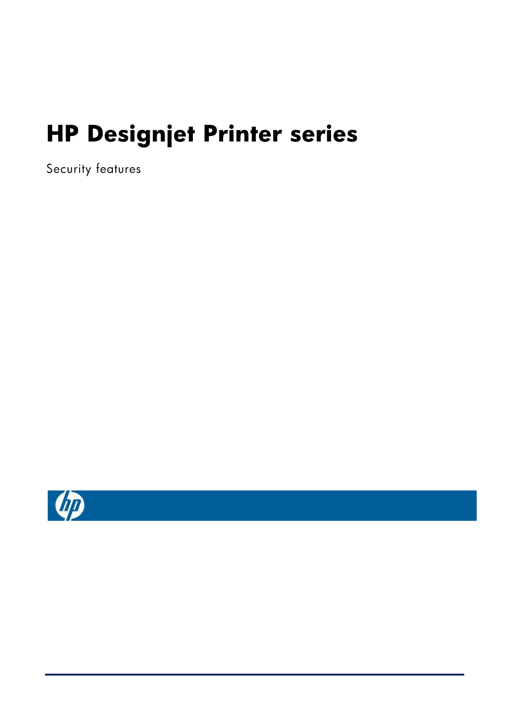 HP Designjet Printer Series