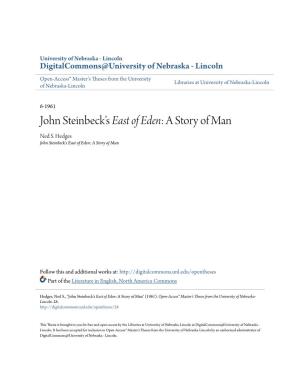 John Steinbeck's East of Eden: a Story Of