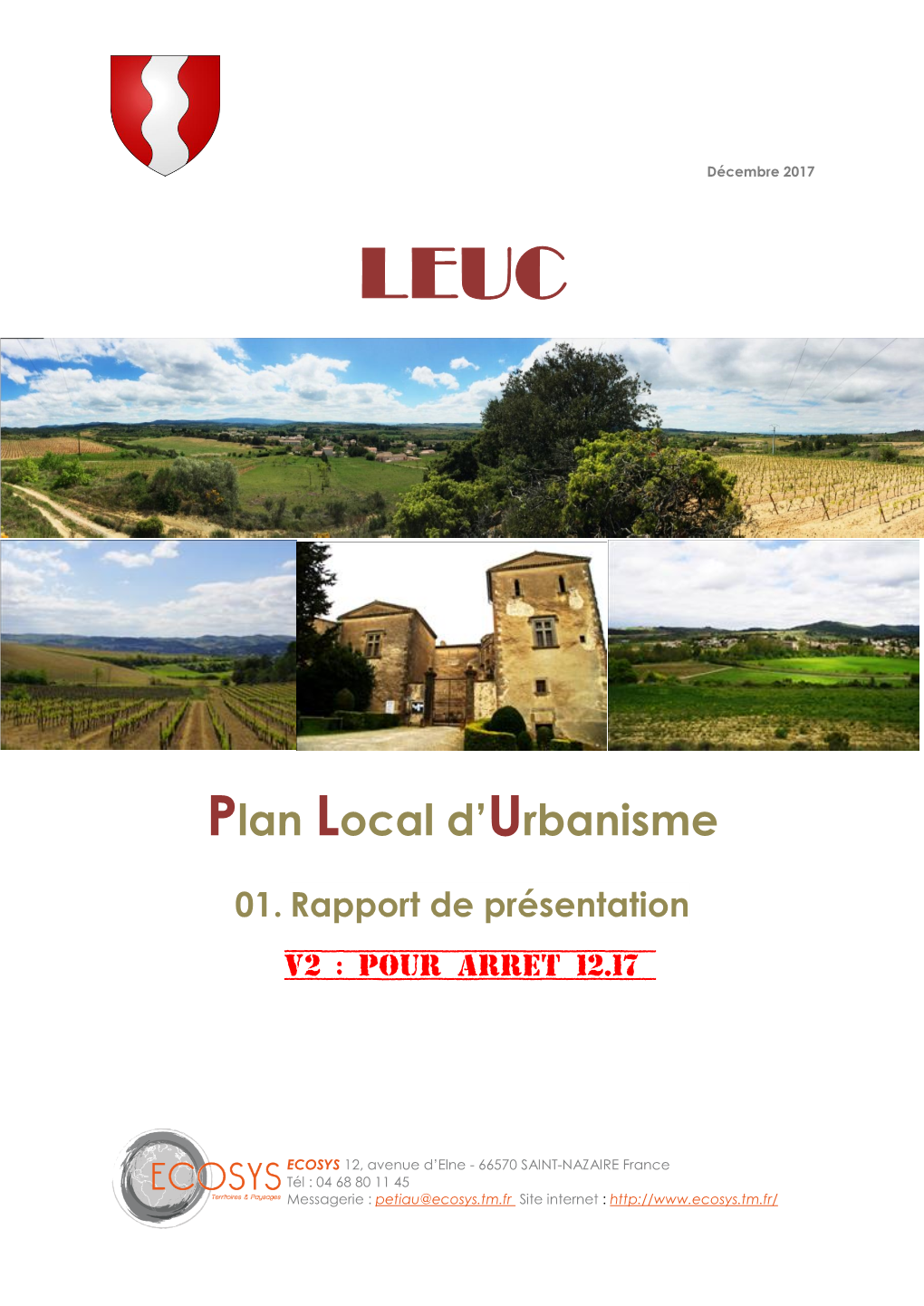 Plan Local D'urbanisme Comprend