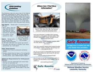 Safe Rooms Offer “Near-Absolute Withstand the Peak Protection” During These Devastating Events
