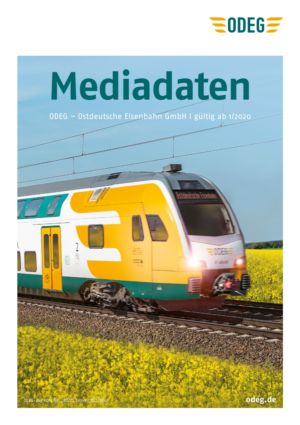 Ostdeutsche Eisenbahn Gmbh I Gültig Ab 1/2020 Odeg.De