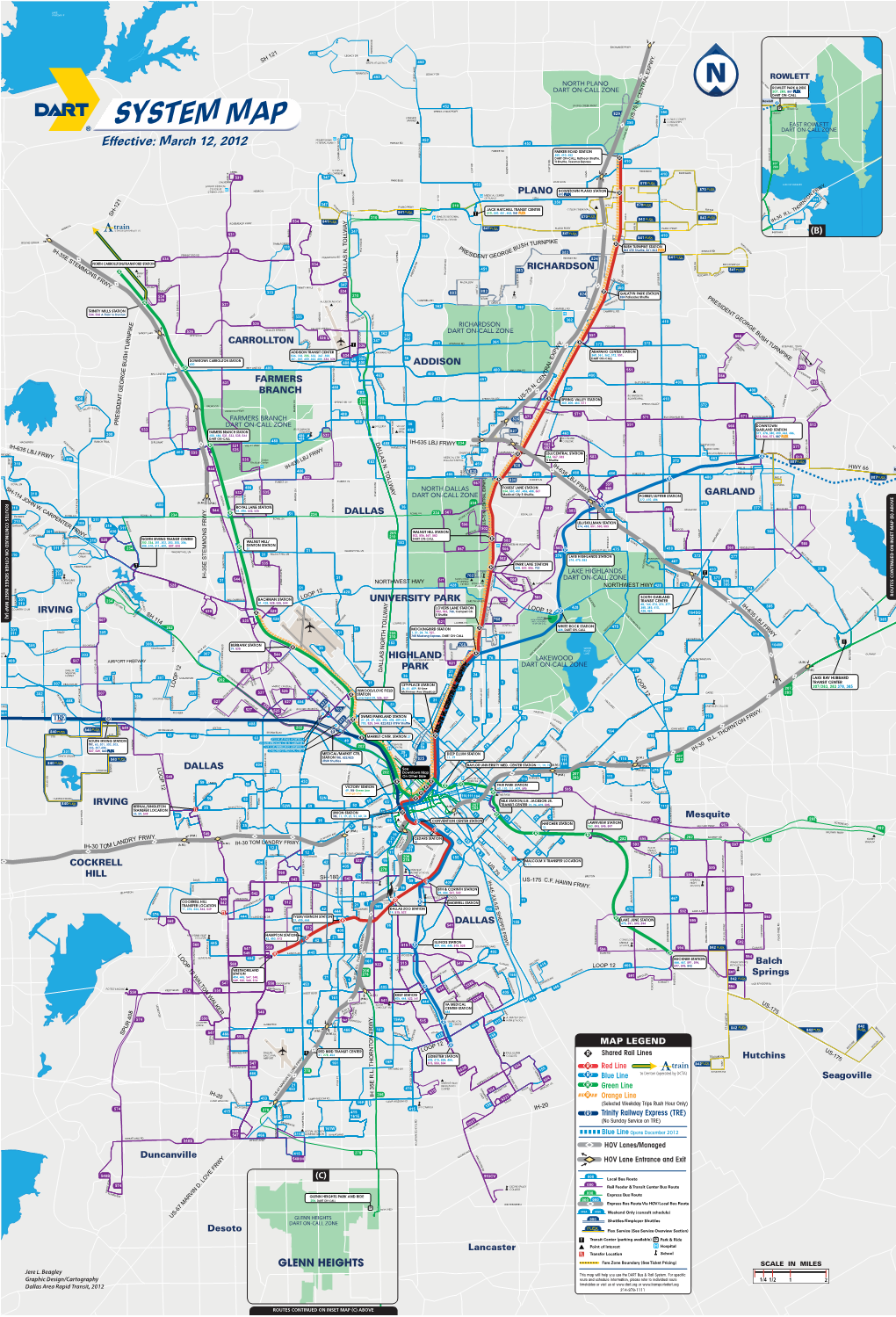 System(A.M.) DENNIS Map (P.M.) 234 NORTH PLANO 372 DART ON-CALL ZONE