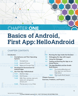 Basics of Android, First App: Helloandroid