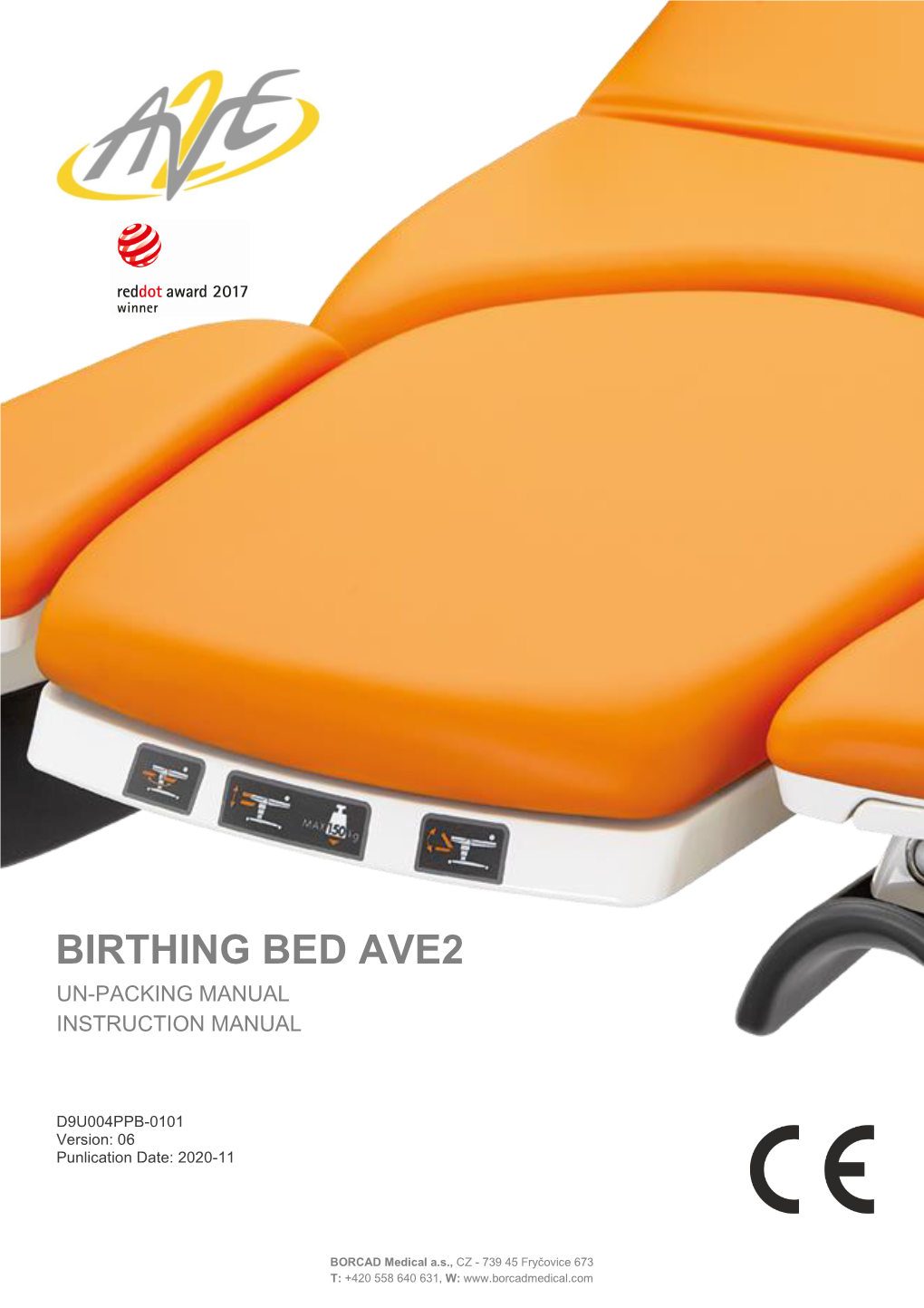 Birthing Bed Ave2 Un-Packing Manual Instruction Manual