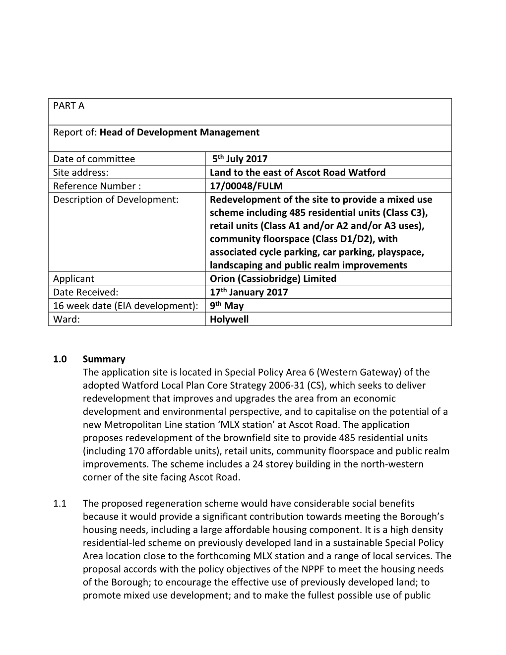 Initial Document Template