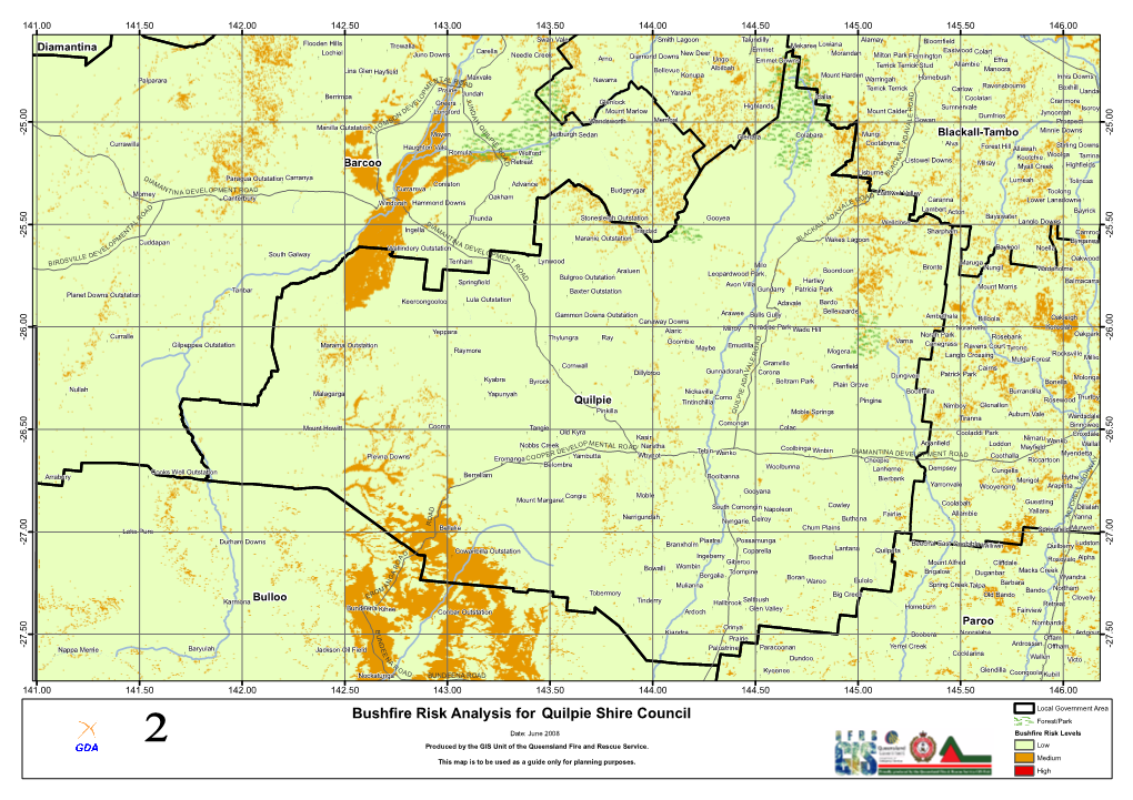 Quilpie Shire Council Bushfire Risk Analysis