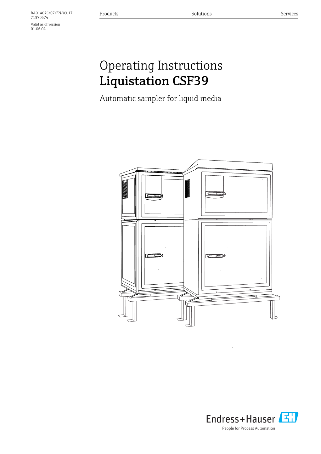 Liquistation CSF39 Automatic Sampler for Liquid Media