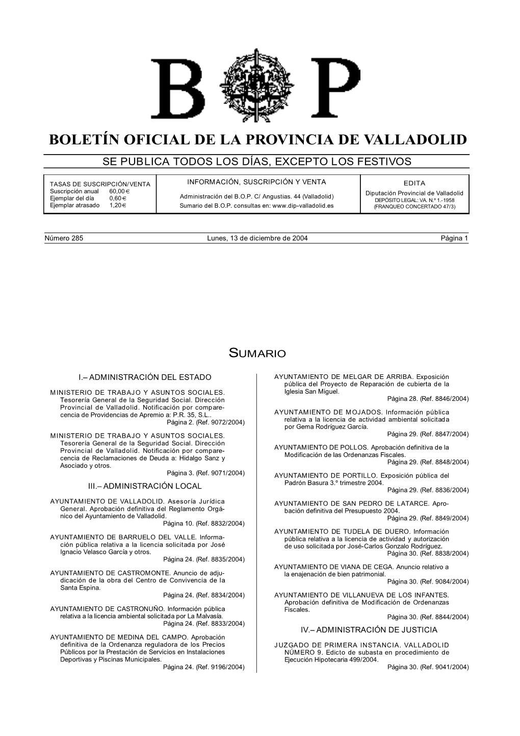 Boletín Oficial De La Provincia De Valladolid, Expido El Presente En Propiedad, Tomo 551, Folio 35, Finca Registral Número 16.711