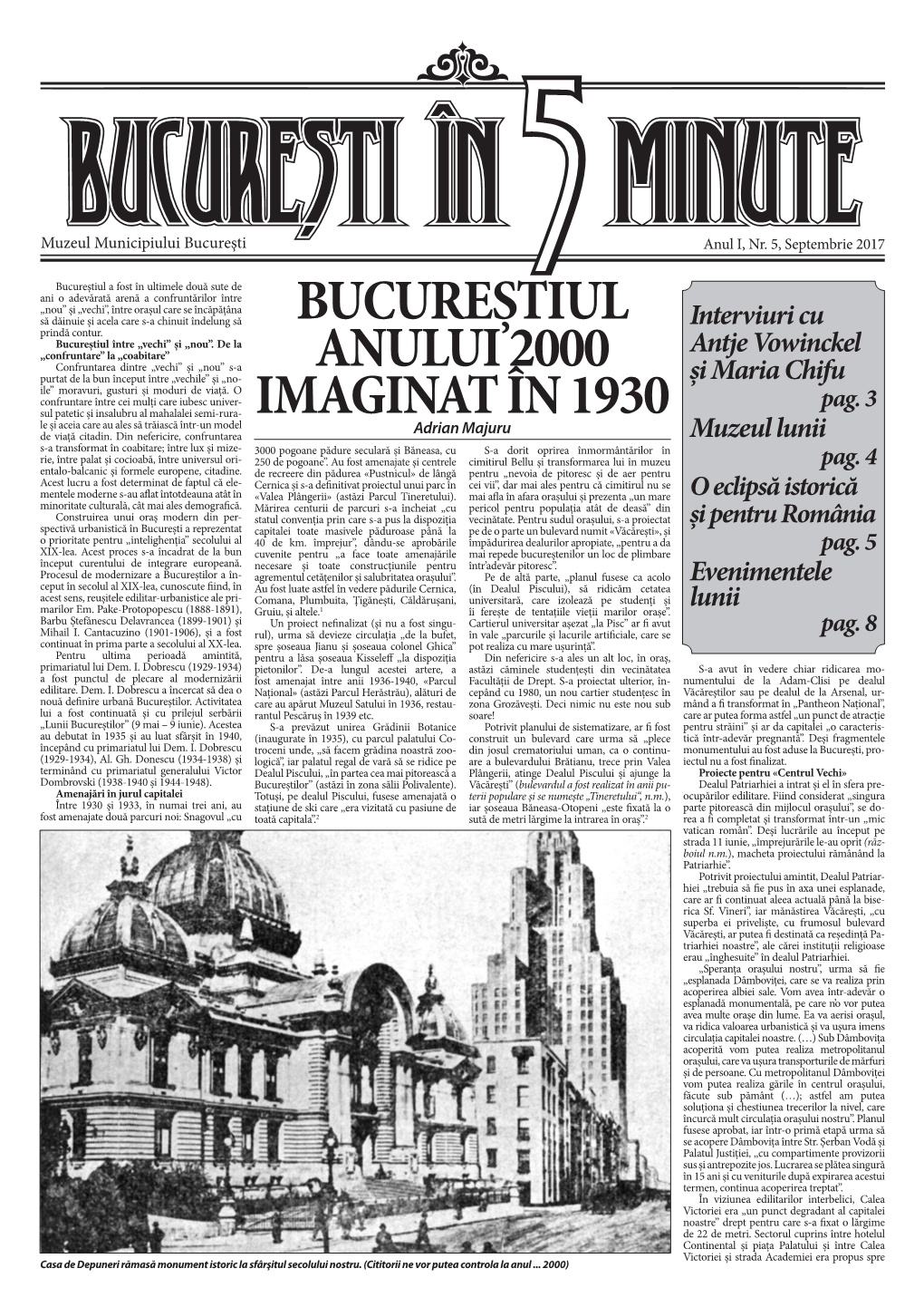 Bucureştiul Anului 2000 Imaginat În 1930