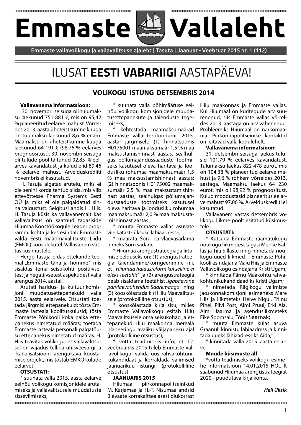 Ilusat Eesti Vabariigi Aastapäeva!