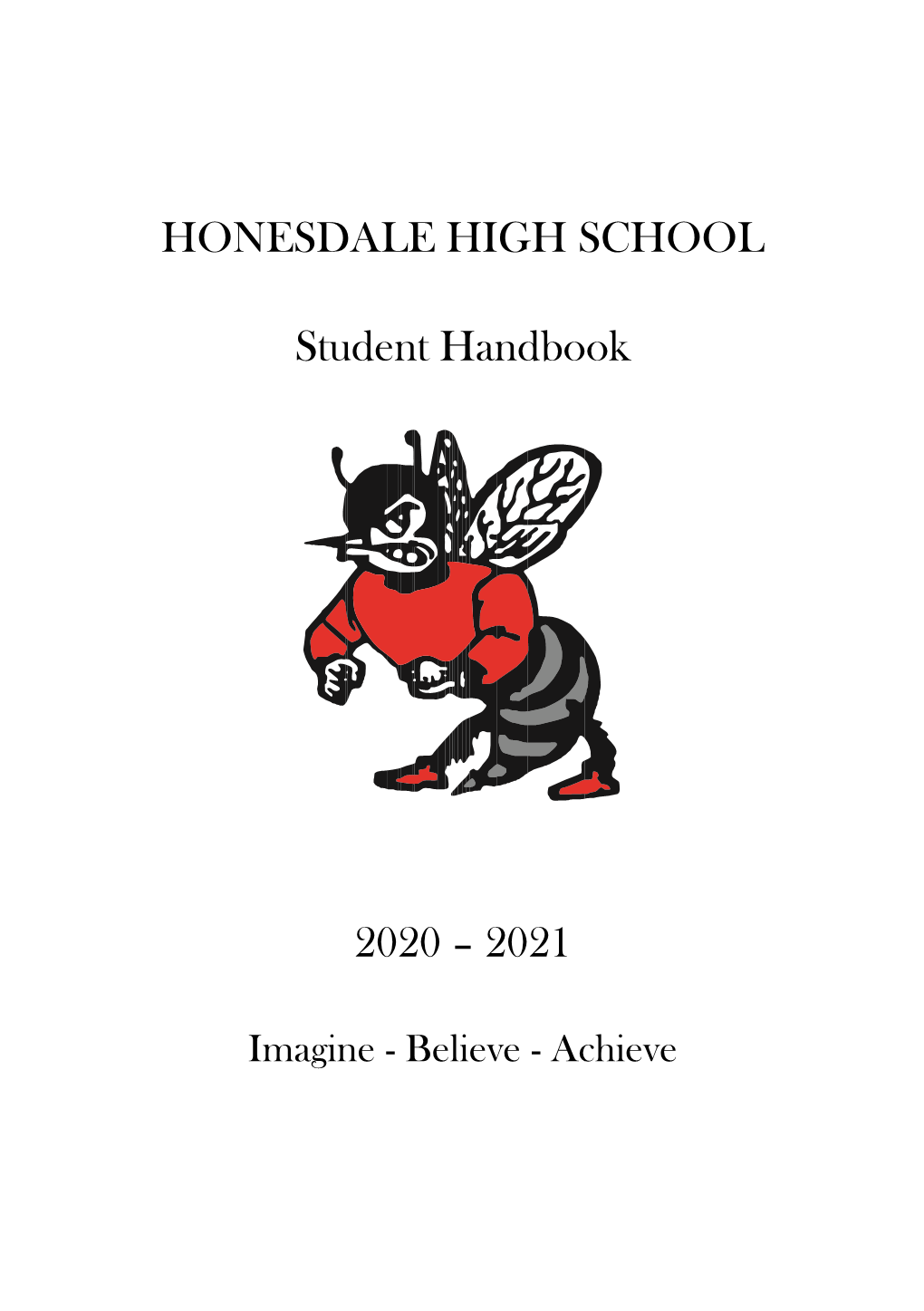 HONESDALE HIGH SCHOOL Student Handbook 2020 – 2021