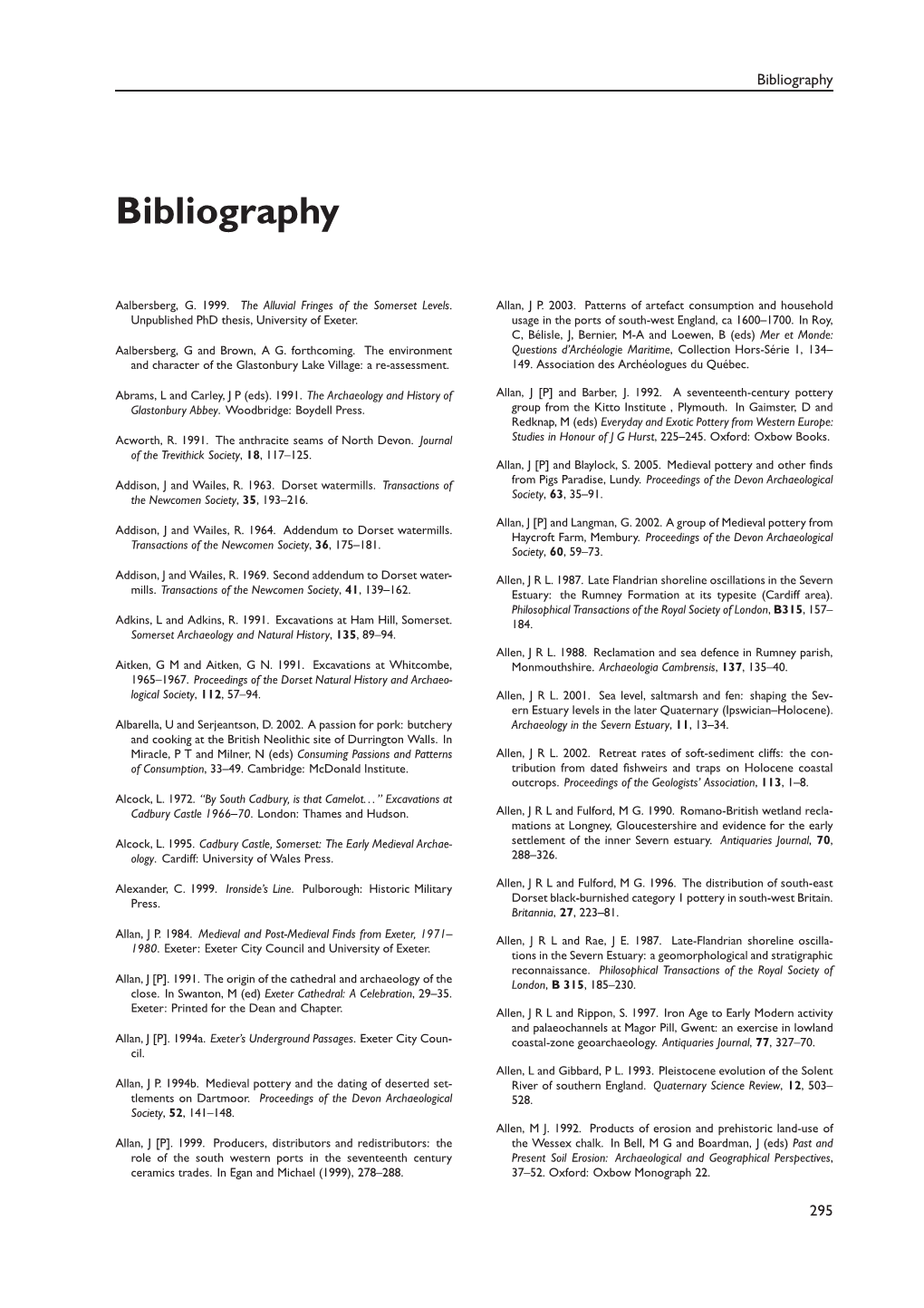 Bibliography