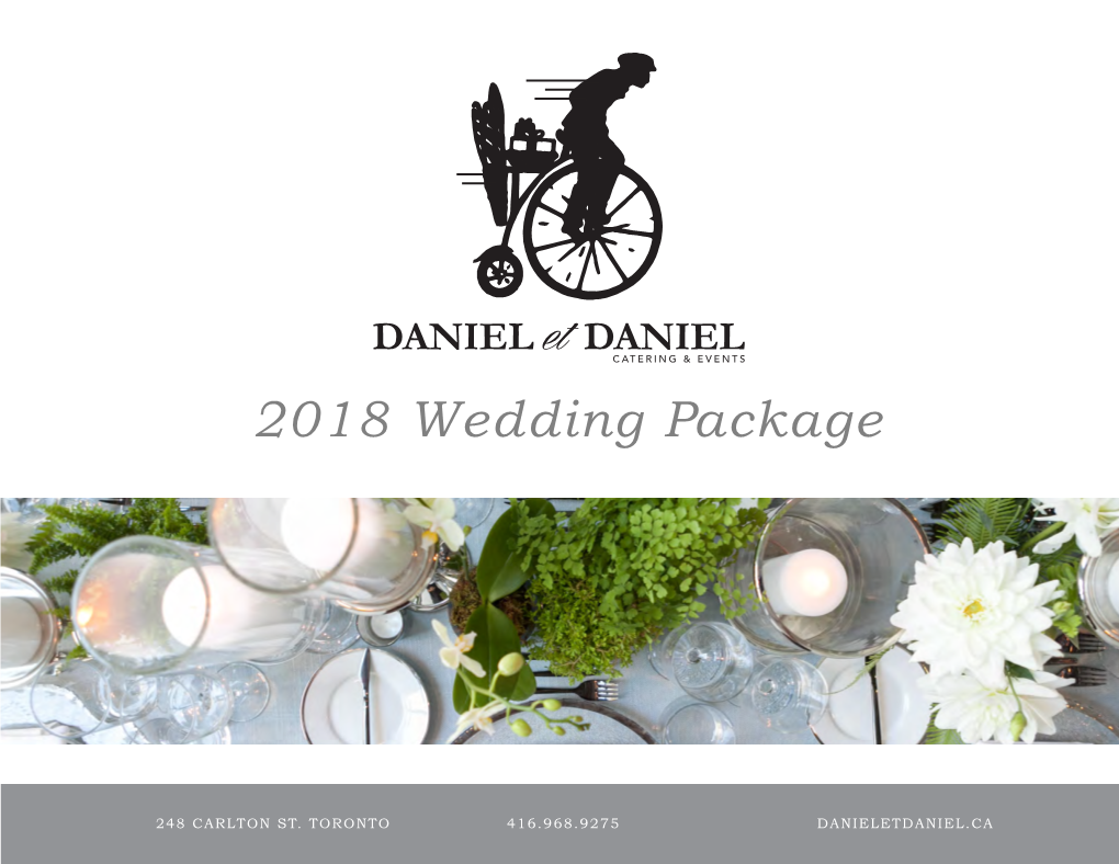 2018 Wedding Package