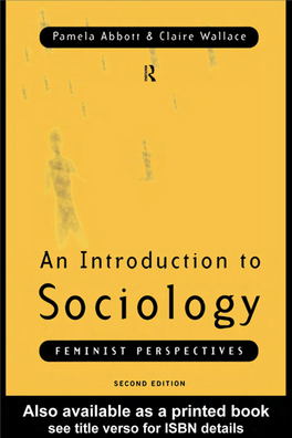 An Introduction to Sociology