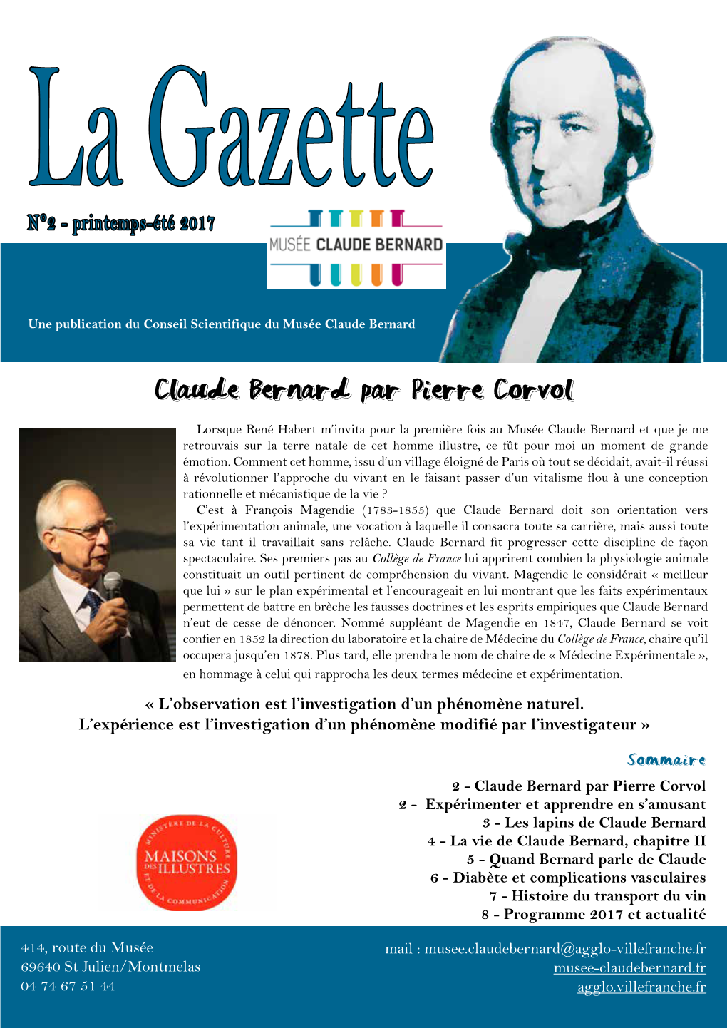 Claude Bernard Par Pierre Corvol