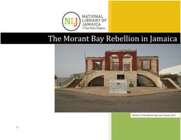 The Morant Bay Rebellion in Jamaica