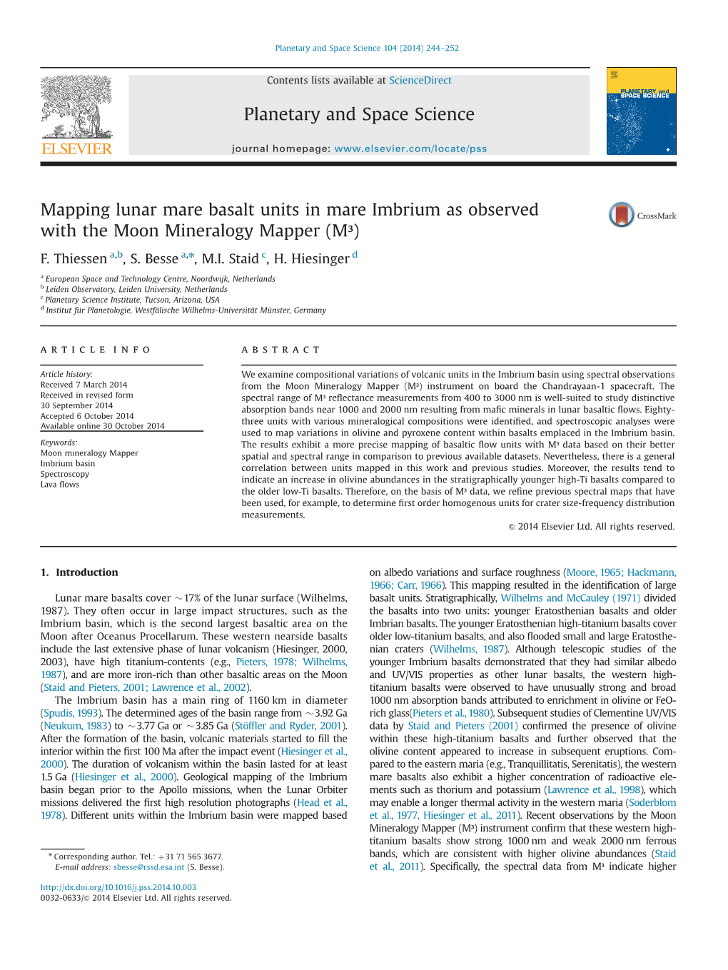 Mapping Lunar Mare Basalt Units in Mare Imbrium As Observed with the Moon Mineralogy Mapper (M³)